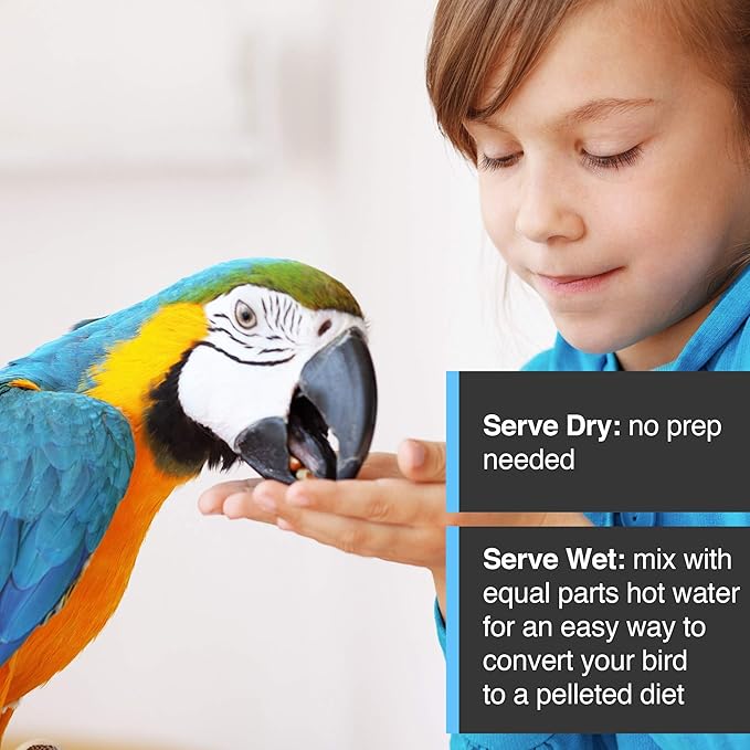 Hari Tropimix Bird Food for Cockatiels and Lovebirds, Hagen Parrot Food with Seeds, Fruit, Vegetables, Vitamins & Amino Acids, 8 Pound (Pack of 1)