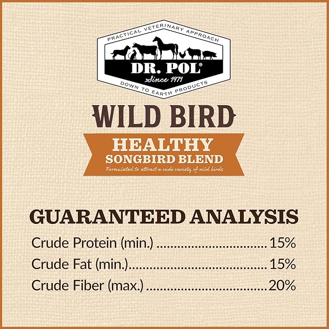 Dr. Pol Healthy Songbird Blend 20 LB Wild Bird Seed