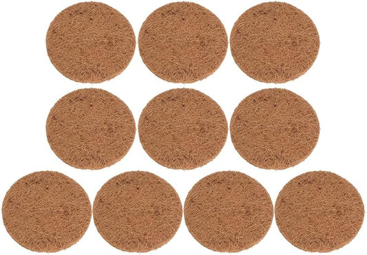 POPETPOP Bird Nesting Pad - 10pcs Chicken Nesting Pads Natural Fiber Nesting Liners Pigeon Breeding Eggs Mat for Birds Chicken Nesting Pads for Chicken Coop