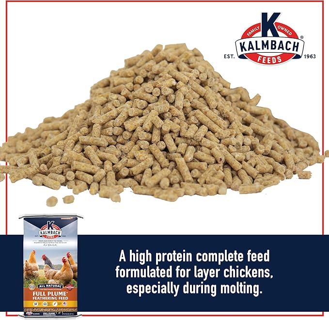 K Kalmbach Feeds Since 1963 Full Plume Feathering Feed 50 lb, 1 piece