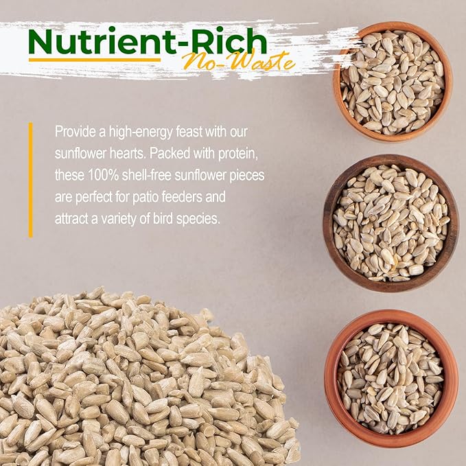 Old Potters Wildlife Sunflower Hearts & Chips, 6 lbs