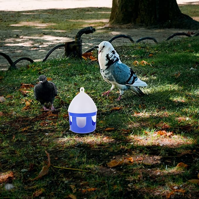Mipcase of 2 Pigeon Water Feeder Bird Water Drinker Pigeon Drinker Plastic Feeder Dispenser