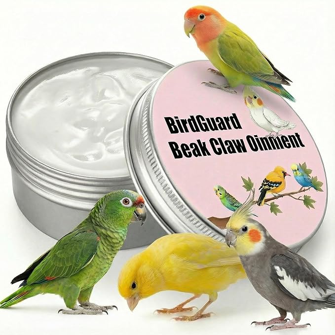 Bird Beak Moisturizer & Feet Balm – Dry Beak Treatment, Skin Hydration & Claw Repair for Parrots, Budgies, Cockatiels