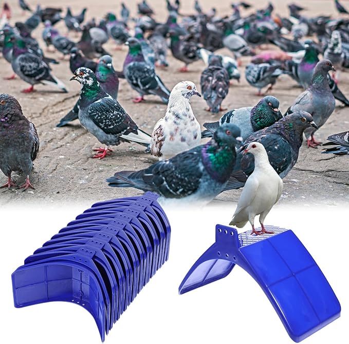 20 Pcs Dove Rest Stand, Lightweight Dove Perches Plastic Birds Roost Holder, Doves Dwelling Frame Birdcage Accessories for Parrots and Other Birds