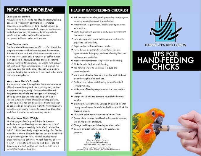 Harrison's Bird Foods Certified Organic Recovery Hand-Feeding Formula 2oz