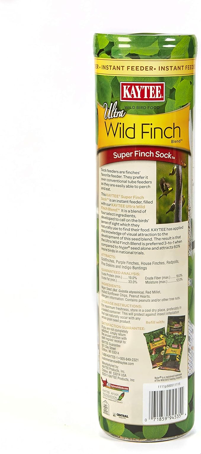 Kaytee Ultra Wild Finch Blend, 25-Ounce Super Sock (Pack of 2)