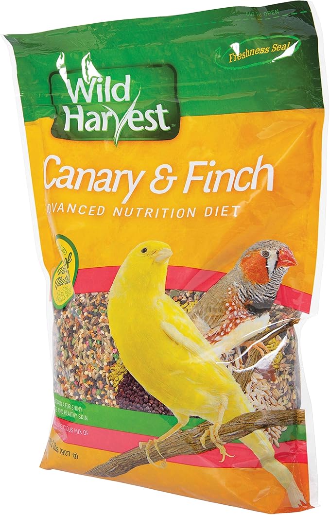 Wild Harvest Canary and Finch Food, 2 Pound | Pack of 4