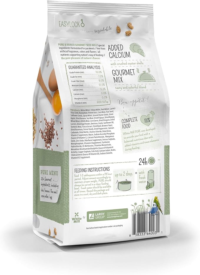 Witte Molen Pure Parakeet Gourmet Seed Mixture and Treat Sticks for Parakeet (5 Pack Pure Parakeet Gourmet Seed Mixture)