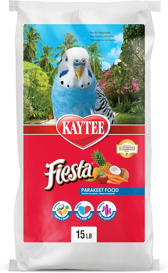 Kaytee Fiesta Parakeet Food 15 Pounds