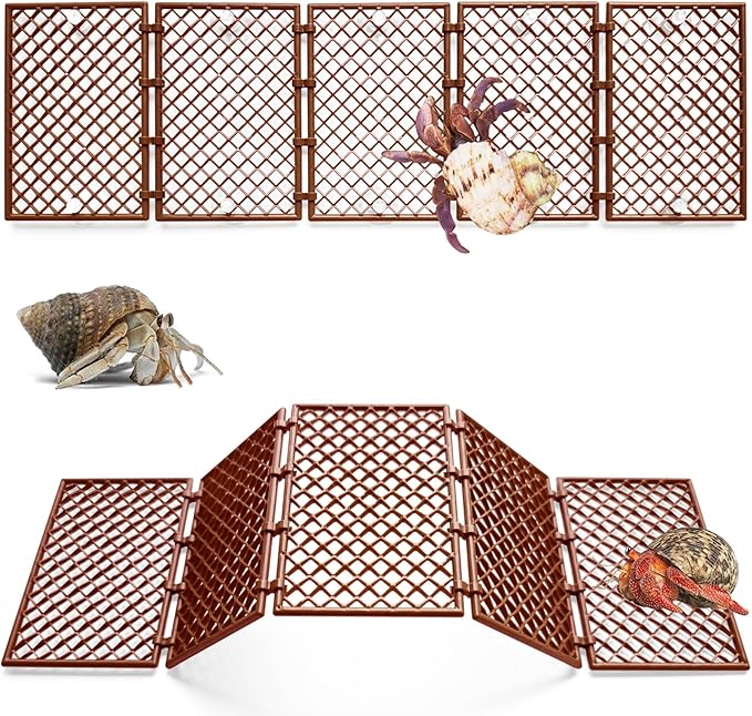 Hermit Crab Climbing Toys | 5 Pcs DIY Mesh Hermit Crab Ladder | Hermit Crab Tank Enrichment Decor | Hermit Crabs Decoration Accessories Supplies Toys Ornaments