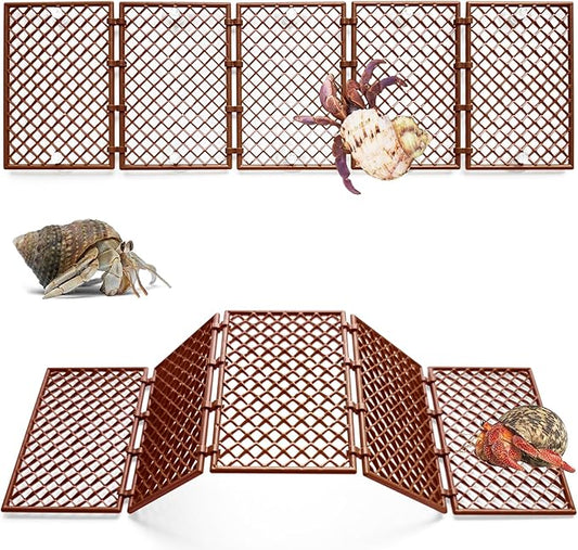Hermit Crab Climbing Toys | 5 Pcs DIY Mesh Hermit Crab Ladder | Hermit Crab Tank Enrichment Decor | Hermit Crabs Decoration Accessories Supplies Toys Ornaments