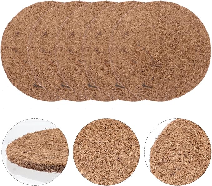 POPETPOP Pigeon Nest Mat Nesting Pads: 10PCS Bird Nesting Materials Bird Breeding Nest Bird Eggs Mat Coconut Fiber Substrate Bird Nest