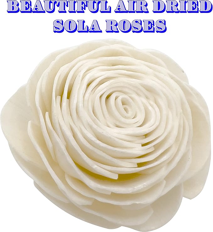by M&M 5175 Sola Shred Roses - Handmade Sola Wood Shreddable Foot Toys, Lightweight, Lots of Thin Wood Layers, Delightfully Fun for Small to Med Size Pet Bird Species