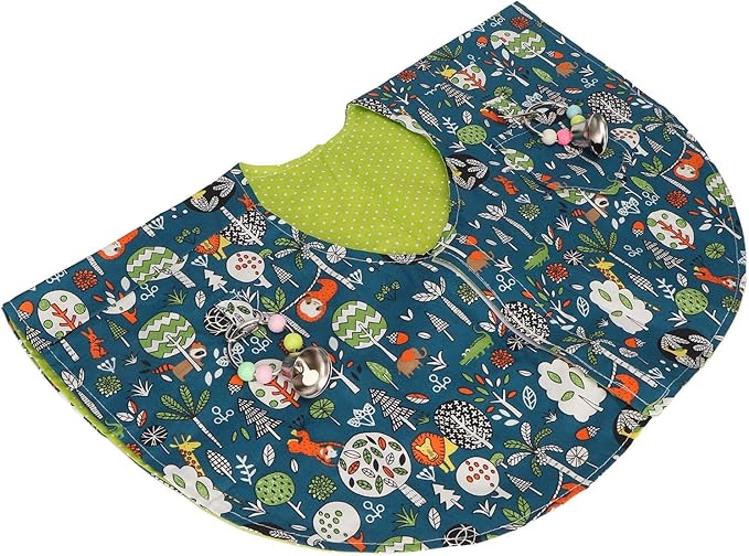 Bird Parrot Protective Shawl Bird Poop Shoulder Protector Bird Shawl Diaper Pad Bird Poop Protector Bird Shoulder Diaper Pad Parrot Shawl Guard pet Supply Props Cloth Bird Diaper Poop Cover Shawl Cape