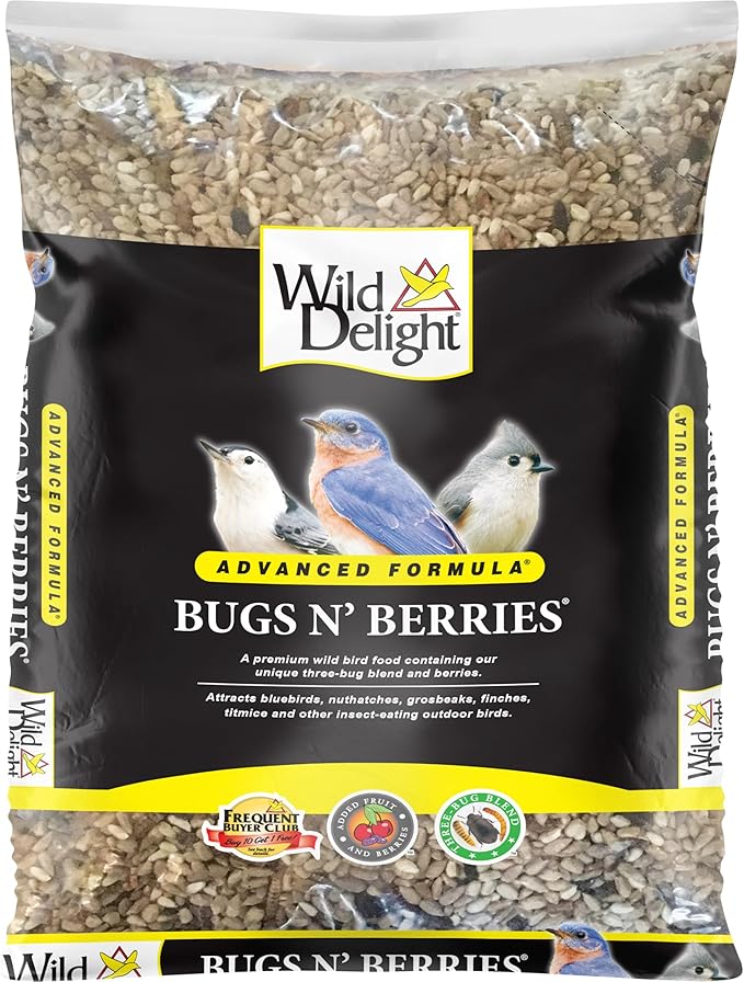 Wild Delight Advanced Formula Bugs N Berries Wild Bird Food 4.5 lbs
