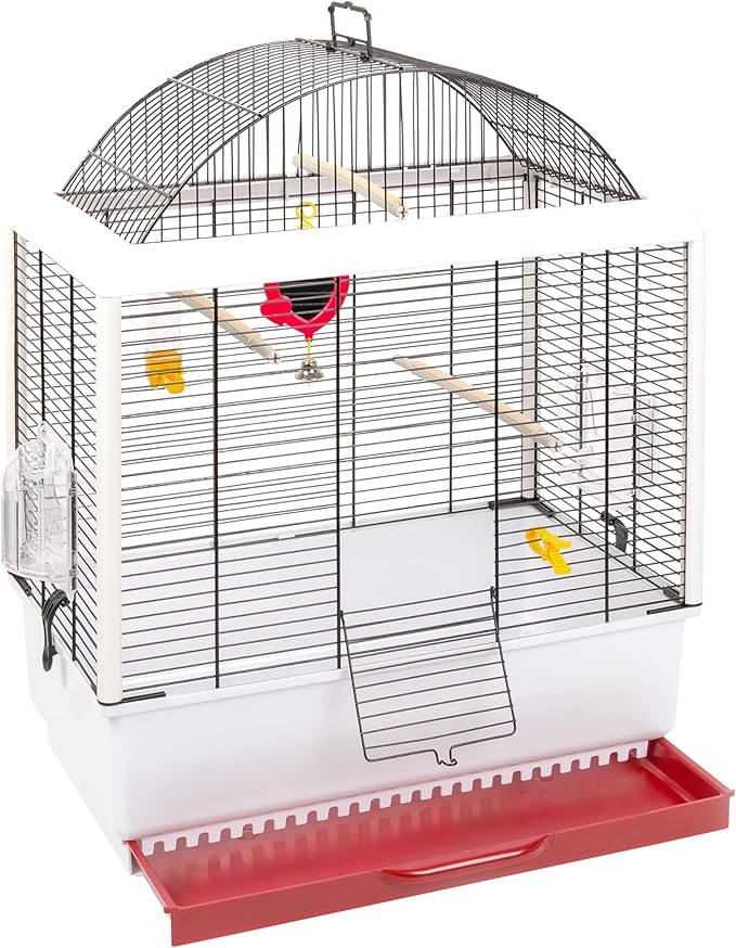 Ferplast Palladio 3 Bird Cage, 49 x 30 x 64 cm, Black