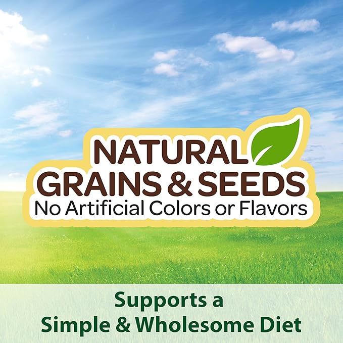 Kaytee Supreme Pet Parrot Food, Natural Seed & Grain Blend with Added Vitamins & Minerals, No Artificial Colors or Flavors, 20 Pounds