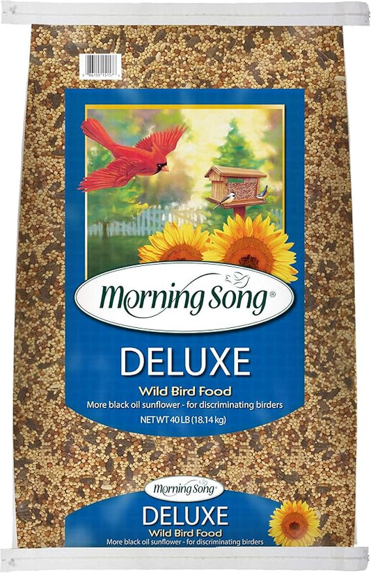 Morning Song 11353 Deluxe Wild Bird Food, 40-Pound
