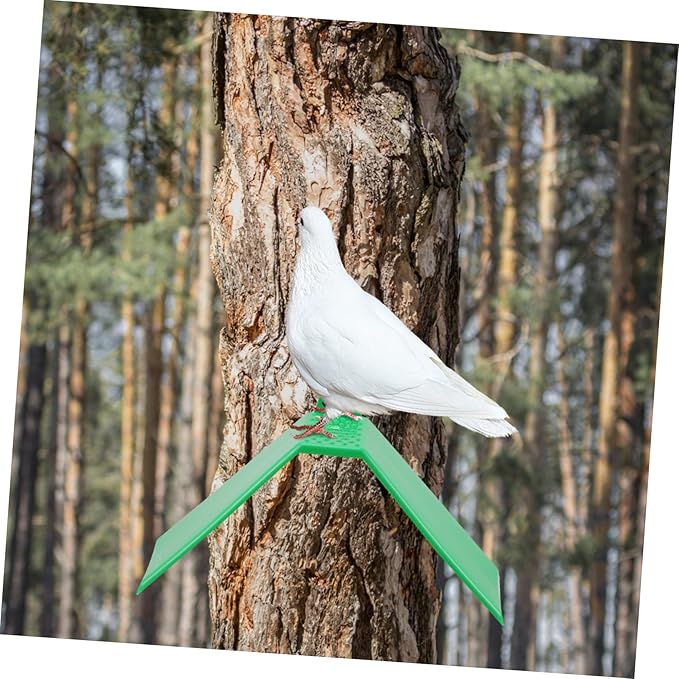 FOMIYES Plastic Pigeon Perch Stand 8.26X3.93X4.33In Durable Bird Rest Rack for Pigeons and Doves Indoor Playground and Skill Development Accessory