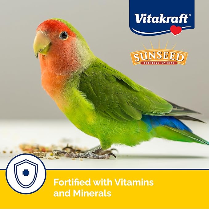 Vitakraft Vita Smart Gourmet Cockatiel and Lovebird Food - Vitamin-Fortified - Daily Pet Bird Food 4 Pound (Pack of 1)