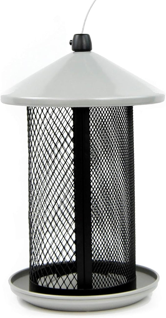 Perky-Pet Dual Mesh Wild Bird Seed Feeder - Holds up to 2.85 lb Wild Bird Seed - Dual Compartment for Seeds and Thistle - TSS00349
