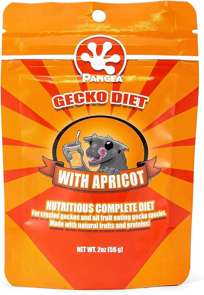 Pangea Gecko Diet Fig & Apricot Bundle - 2oz Fig & Insects and Apricot