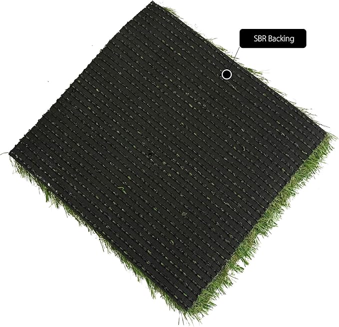 KuGuo Soft Plastic Fake Lawn Chicken Nesting Boxes Pads Chicken Bedding 12 x 12 inches (Soft Thick Grass)