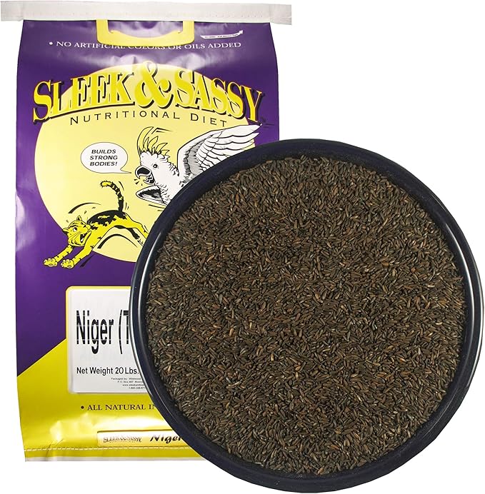 SLEEK & SASSY Niger (Nyjer) Thistle Bird Seed (20 lbs.)