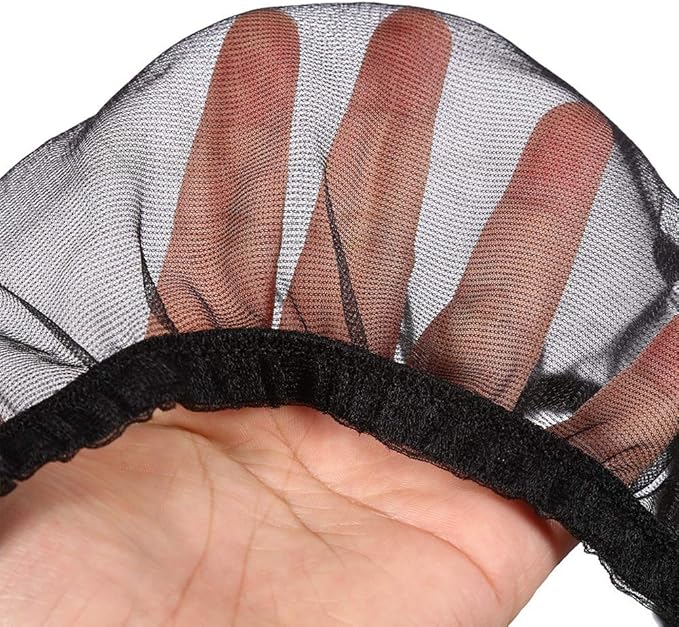 EBTOOLS Bird Cage Cover, Large Size Seed Catcher Guard Net Cover Stretchy Form Fitting Mesh Skirt Cover for Parrot Enclosures(Black)