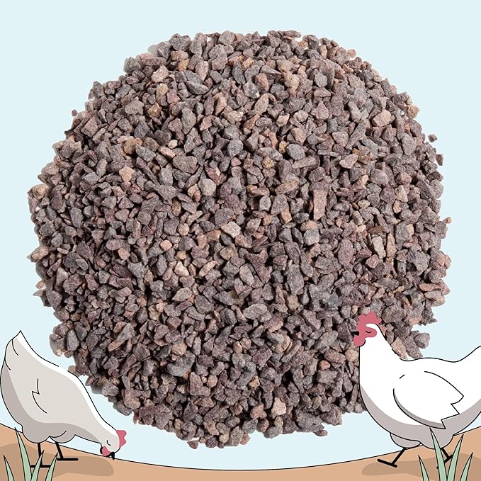 Mile Four Chicken Grit (50 lbs) for Layer & Grower Chickens Age 8-20+ Weeks - 100% Natural Mineral Chicken Grit Quartzite, Poultry Grit, USA Mined