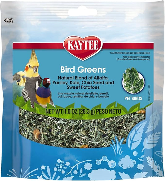 (4 Pack) Kaytee Forti Diet Prohealth Bird Greens Chia Sweet Potato 1 Ounce Each