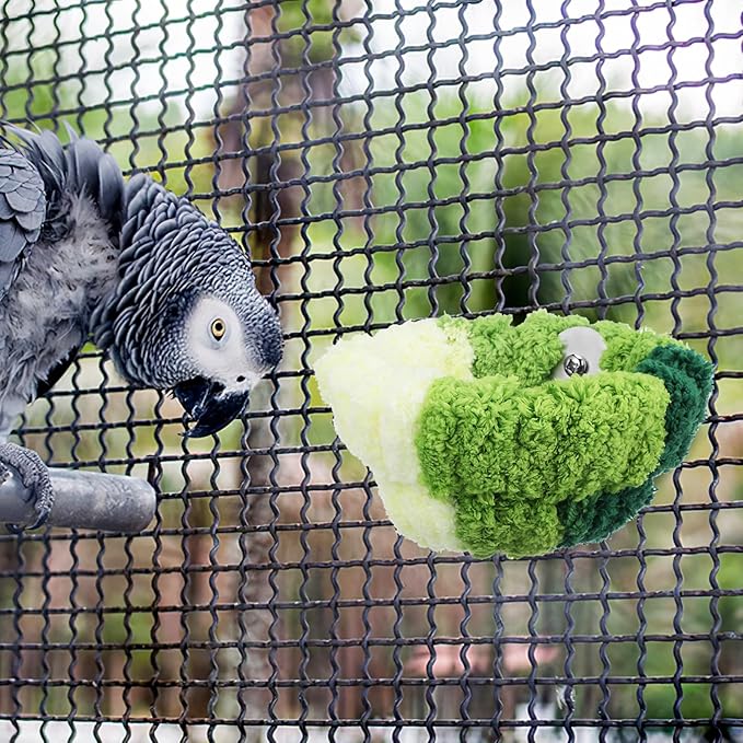 GANAZONO Parrot Nest House Bed - Cozy Plush Nest for Birds Perfect for Conures and Parakeets Winter Retreat Easy to Install 5.11 X 5.11 X 3.14 Inches