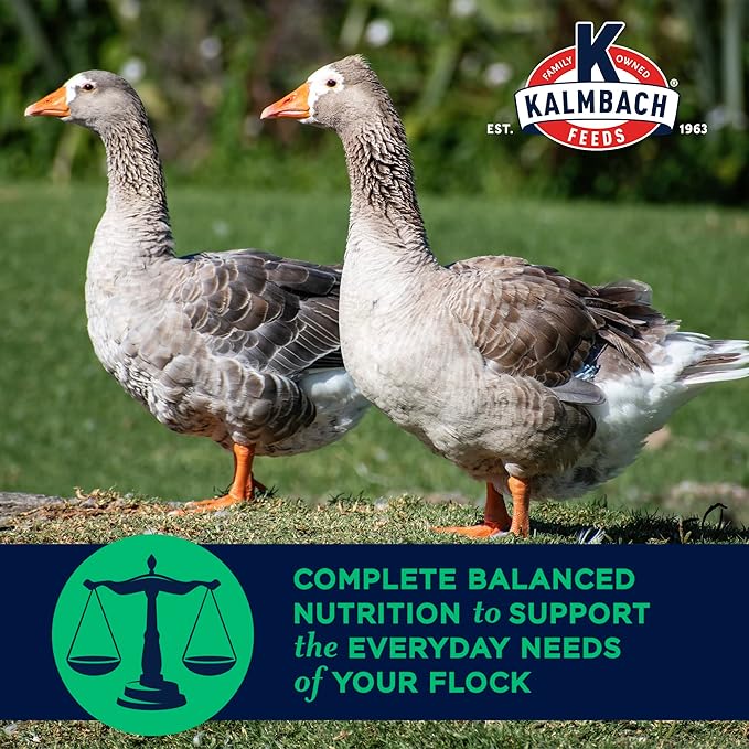 Kalmbach Feeds All Natural Non-GMO Flock Maintainer Pellets for Mixed Flocks of Poultry