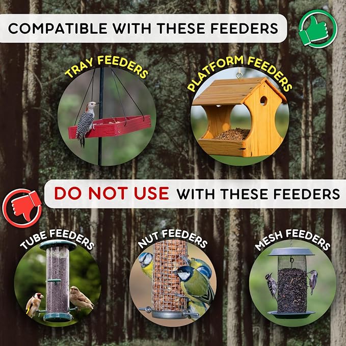 Brooks Brand Birds of a Feather Deluxe Dove Food, Pigeon Food, Mourning Dove Outdoor Bird Seed, Dove Bird Seed, Comida para Palomas, Made in USA (20 Pound (Pack of 1))