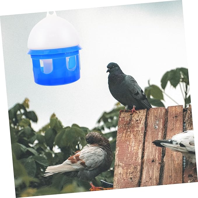 Bird Water Cups Pigeon Water Feeder Automatic Dispenser Feeder Bird Parrot Automatic Drinking Bowl Dove Pigeon Parrot 4L Chick