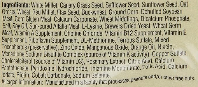 Kaytee Supreme Cockatiel Food 5 lb (Pack of 2)