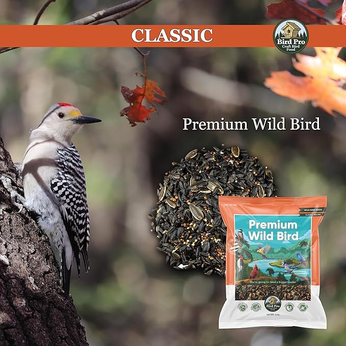 Bird Pro Classic Bird Seed (18 Pounds, Premium)