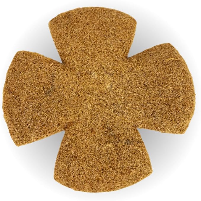 Natural Jute Pads, Bird nest, Canary nest Material, Parakeet, Bird nest Material, Nesting, nest pad, Finch Nesting Material, Breathable, Durable and Reusable Without Chemicals, (Pack of 10)
