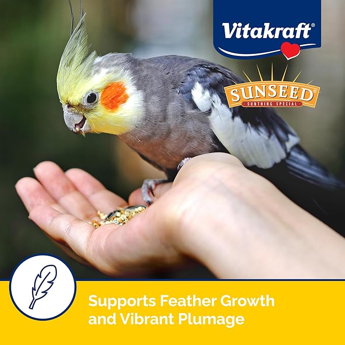 Vitakraft Vita Smart Gourmet Cockatiel and Lovebird Food - Vitamin-Fortified - Daily Pet Bird Food 4 Pound (Pack of 1)