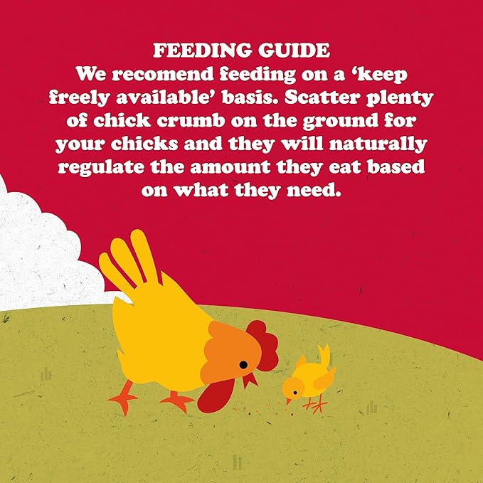 Spikes Feathers & Beaky Free Range Feed Chick Crumbs 4Kg