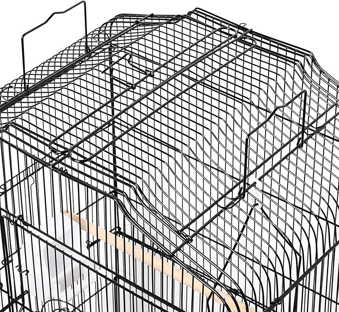 Topeakmart Open Play Top Bird Cage Parakeet Cage with Slide-Out Tray for Small Parrot Budgies Finches Canaries Lovebirds