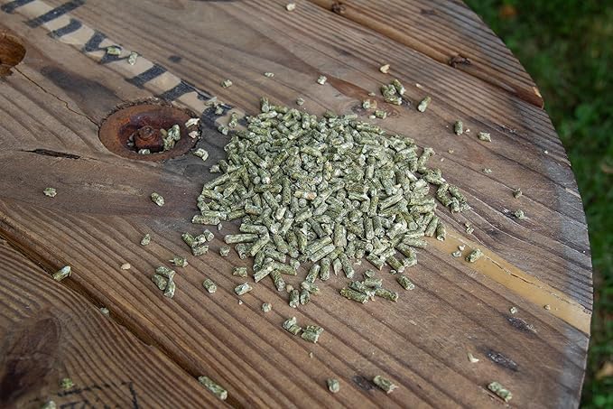 New Country Organics | Goat Feed Pellets 40lb | for All Stages of Goats | Daily Goat Food | 15% Protein | Soy-Free, Certified Organic and Non-GMO, Made in North America | 40lbs Bag