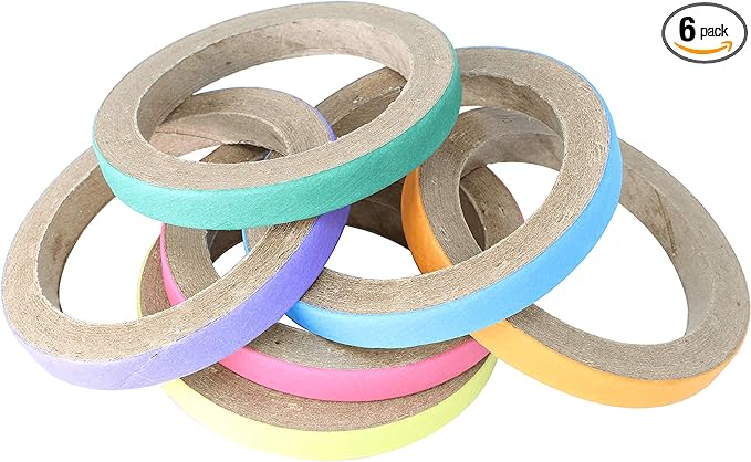 Bonka Bird Toys 2071 pk6 4 Inch Chew Bagels Foraging Parrot Quaker Macaw African Grey Cockatoo