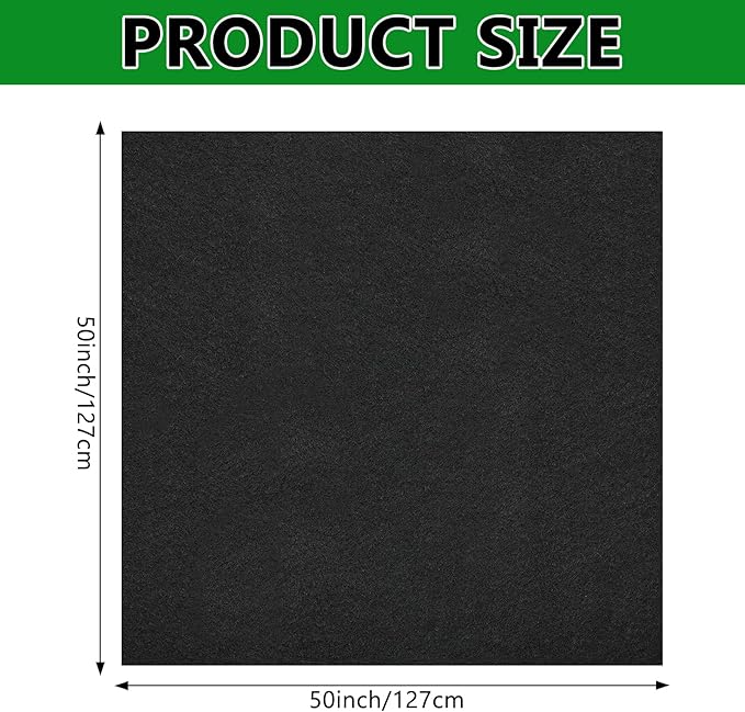 50x50 Inch Large Bird Cage Mat,Under Pet Cage Mat for Bird Cages, Dog Crate Mat Liner, Waterproof Felt Liner with Non-Slip Backing for Kennel Training, Floor Protector and Reptile Aquariums