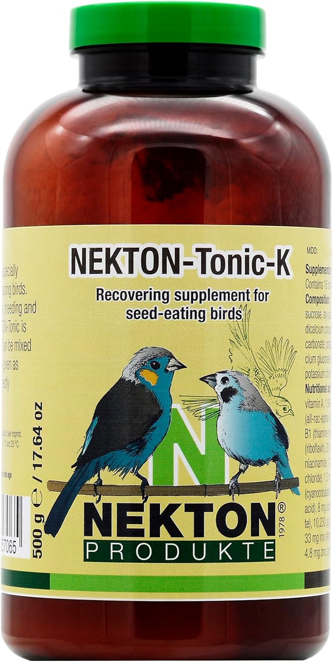 Nekton Tonic-K Restorative Supplement for Seed-eating Birds 500g, (1.1Lb)