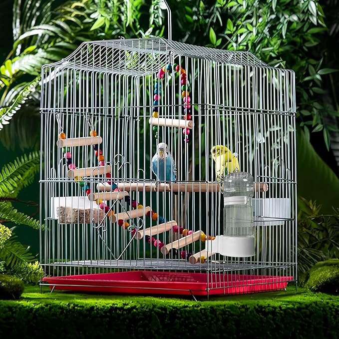 Pet Bird Automatic Water Dispenser,Bird Cage Hanging Drinking Device,Automatic Parrot Water Feeder,Budgies, Birds, Love Birds, Canary Drinking Fountains