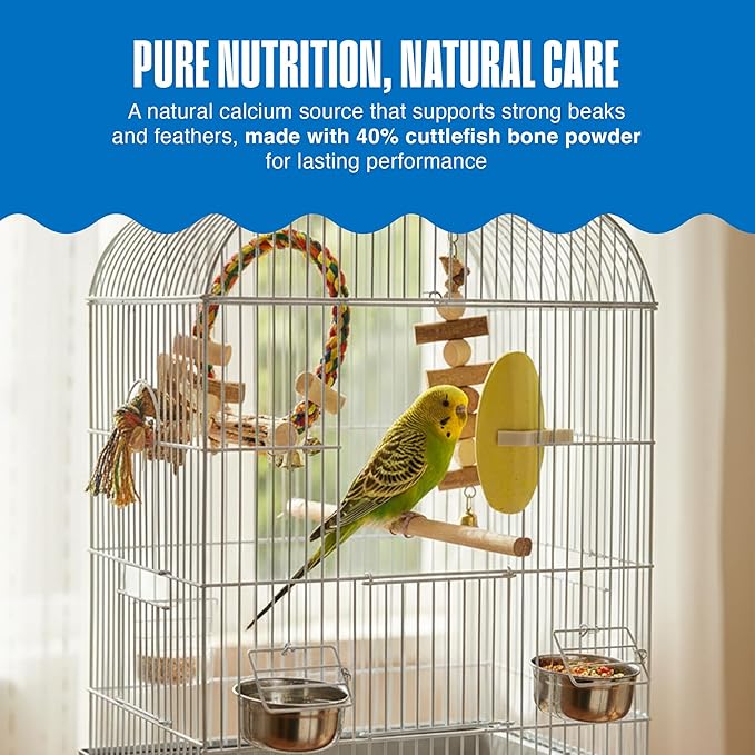 Penn-Plax Bird-Life E-Cuttlebone Flavored, 1 Pack (2 Counts) - Mango & Banana - Durable, Less Brittle Cuttlebones Enriched with Omega 3 & Vitamin B1 - Cage Clip - for All Bird Sizes - Mango & Banana