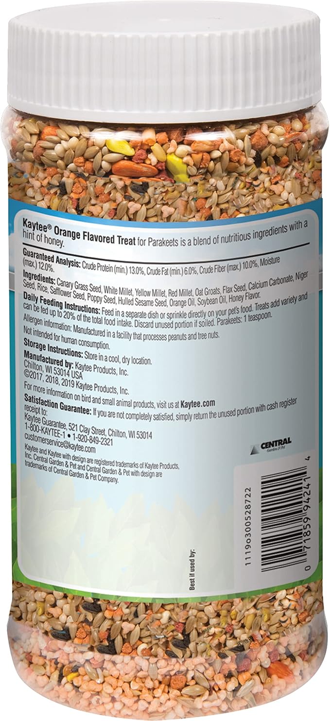 Kaytee Orange Flavored Treat -- Parakeet 10 oz