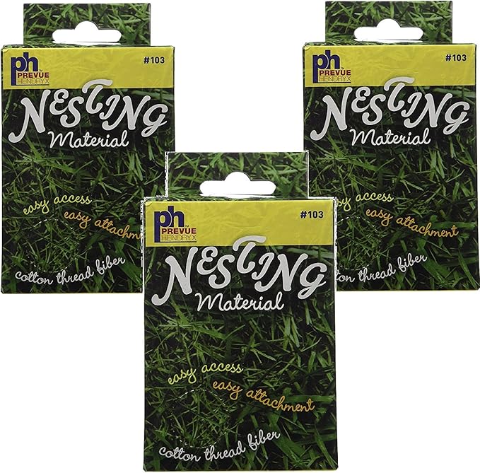 Prevue Pet Products (3 Pack) Cotton Thread Fibers Bird Nesting Material