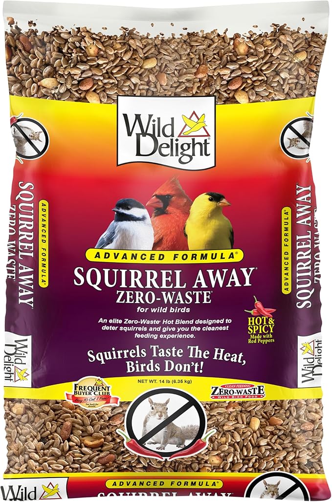 Wild Delight Advanced Formula Squirrel Away Zero Waste Wild Bird Food 14 lb